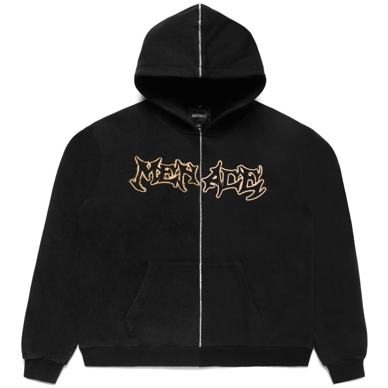 Black Menace Split Hoodie 1