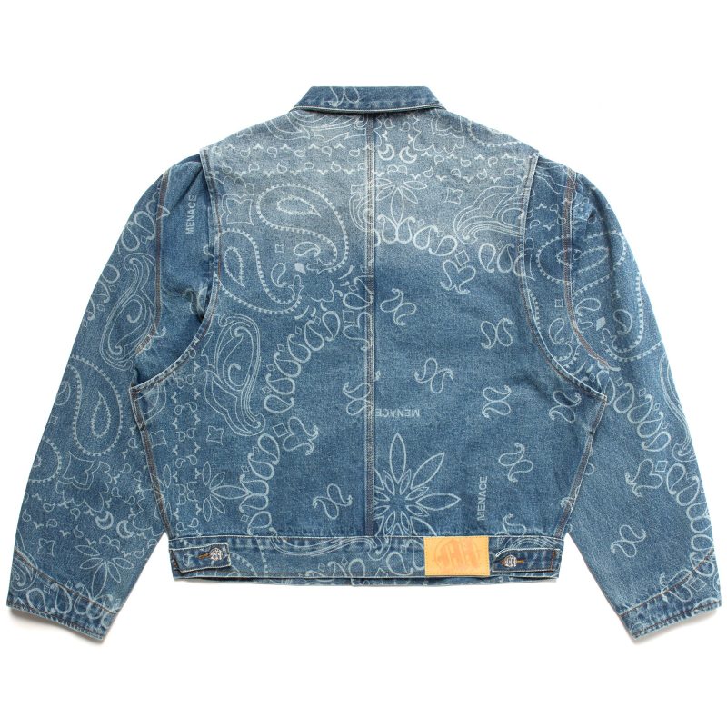 Blue Menace Denim Paisley Jacket 2