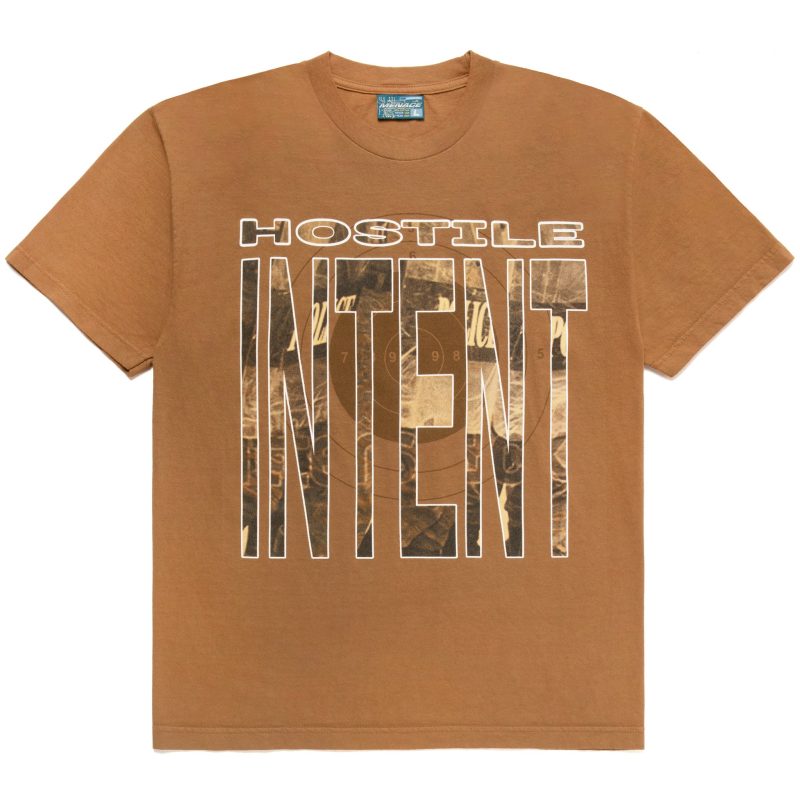 Brown Hostile tee 1