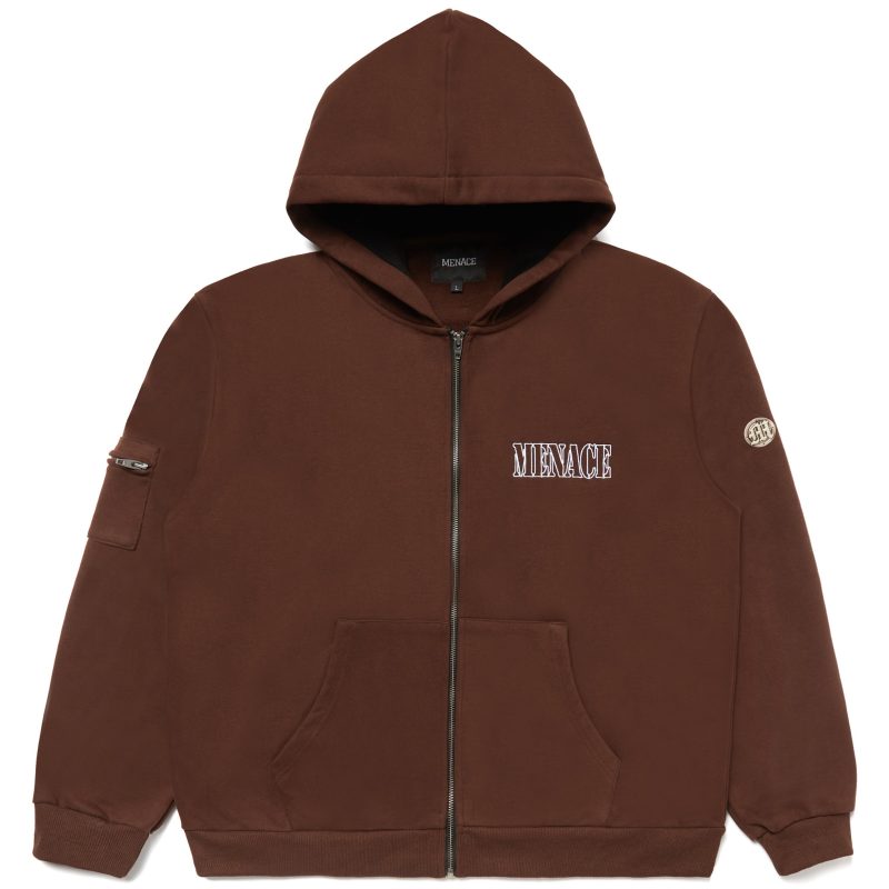 Brown Menace Logo Hoodie 1