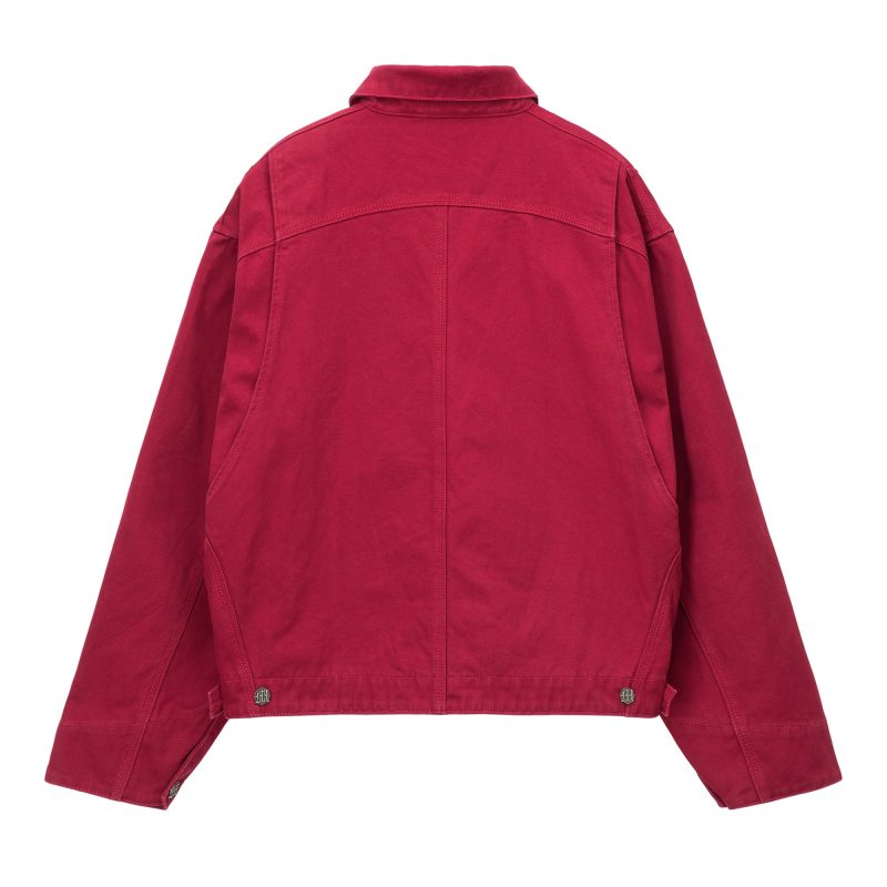 CANVASWORKJACKET RED 2