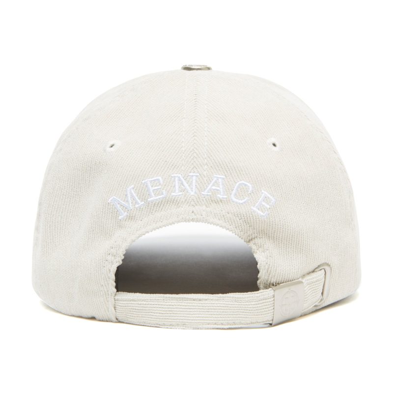 Cream Cord Menace Logo Hat 2