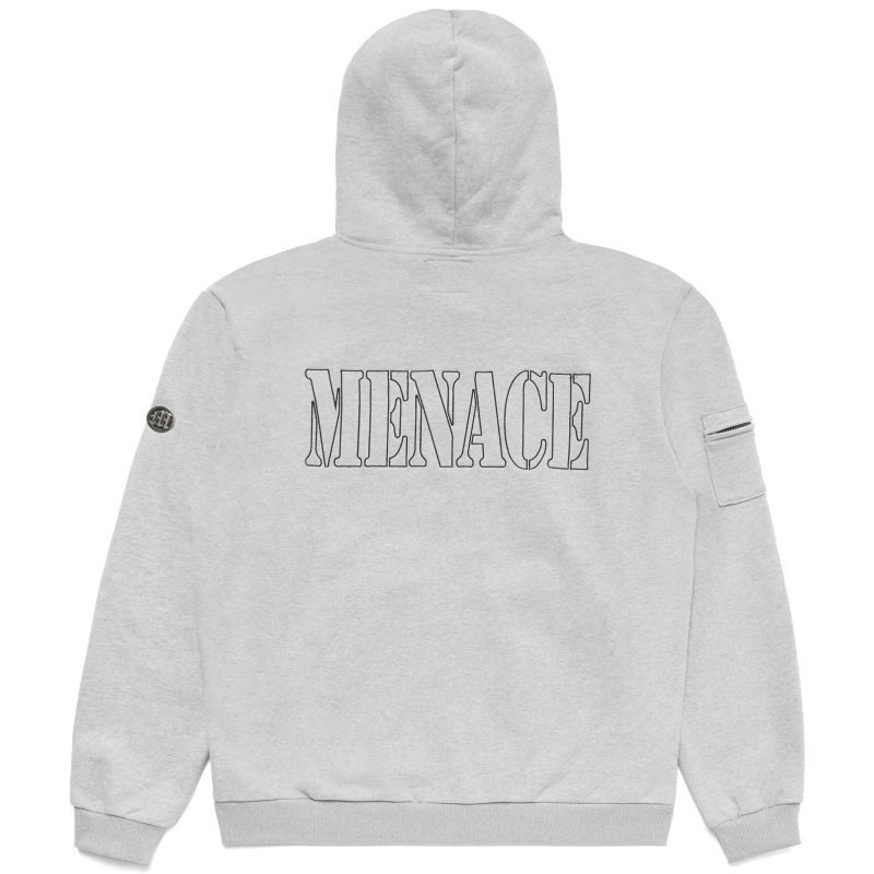 Grey Menace Logo Hoodie 2