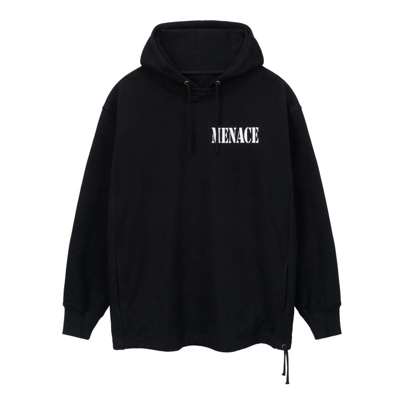 MENACELOGOPULLOVERHOODIE BLACK 1