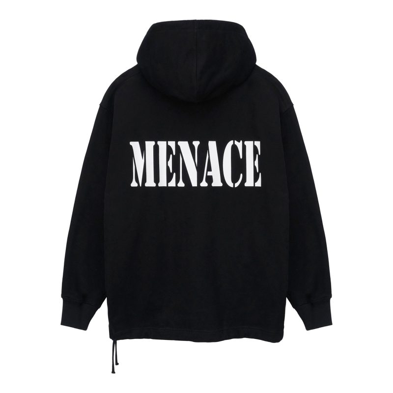 MENACELOGOPULLOVERHOODIE BLACK 2