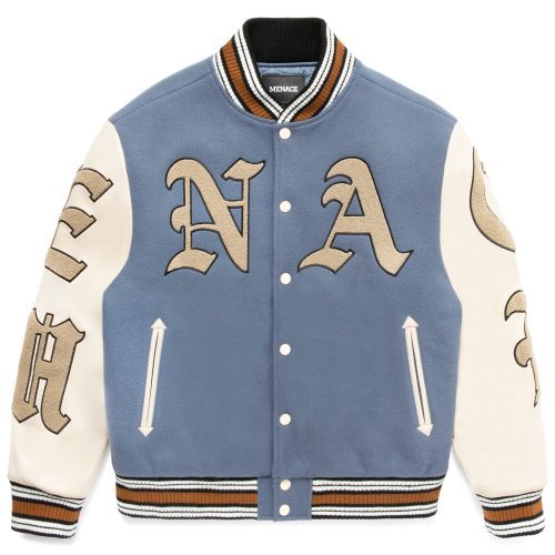 Menace God Willing Varsity Jacket 1