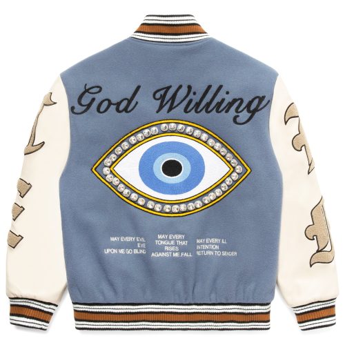 Menace God Willing Varsity Jacket 2