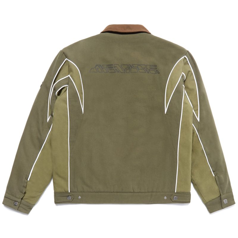 Menace Military Green Work Jacket 2