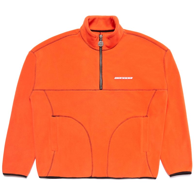 Menace Orange Sherpa Jacket 1