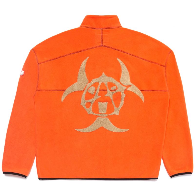 Menace Orange Sherpa Jacket 2