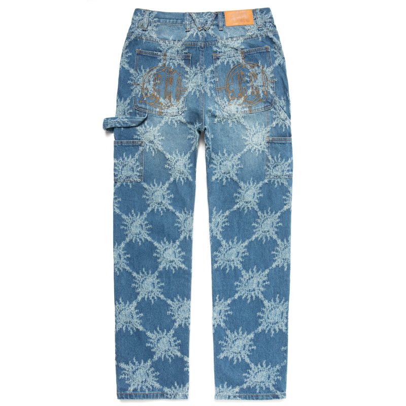 Menace Sand Blast Logo Denim Pant 2