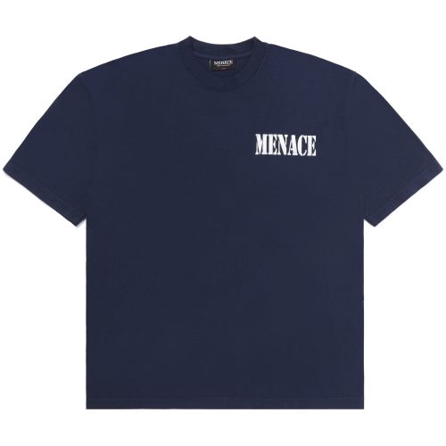 NAVY Menace Logo Tee 1 front