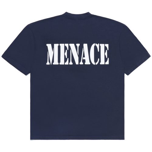 Navy Blue Menace Logo Tee 2