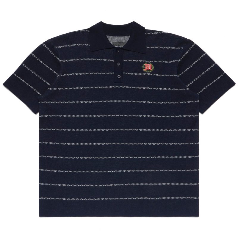 NavyBlueMenaceKnitPolo1