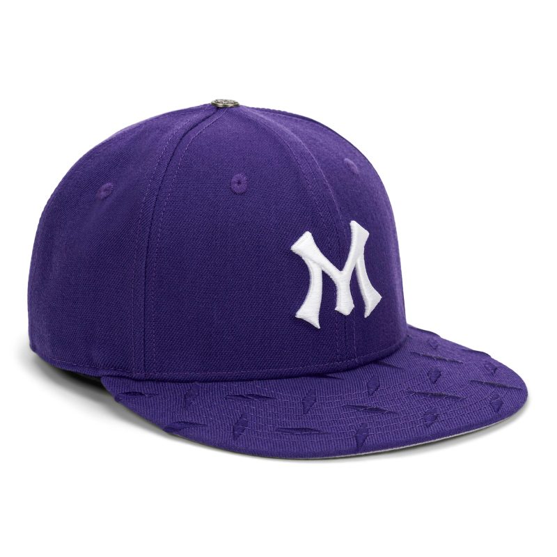 STEELEMBOSSEDFITTEDHAT PURPLE 2