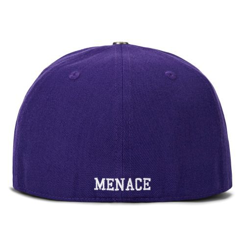 STEELEMBOSSEDFITTEDHAT PURPLE 3