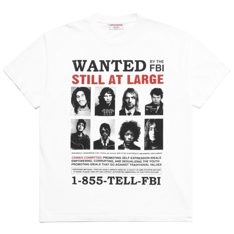 White Wanted Tee 1