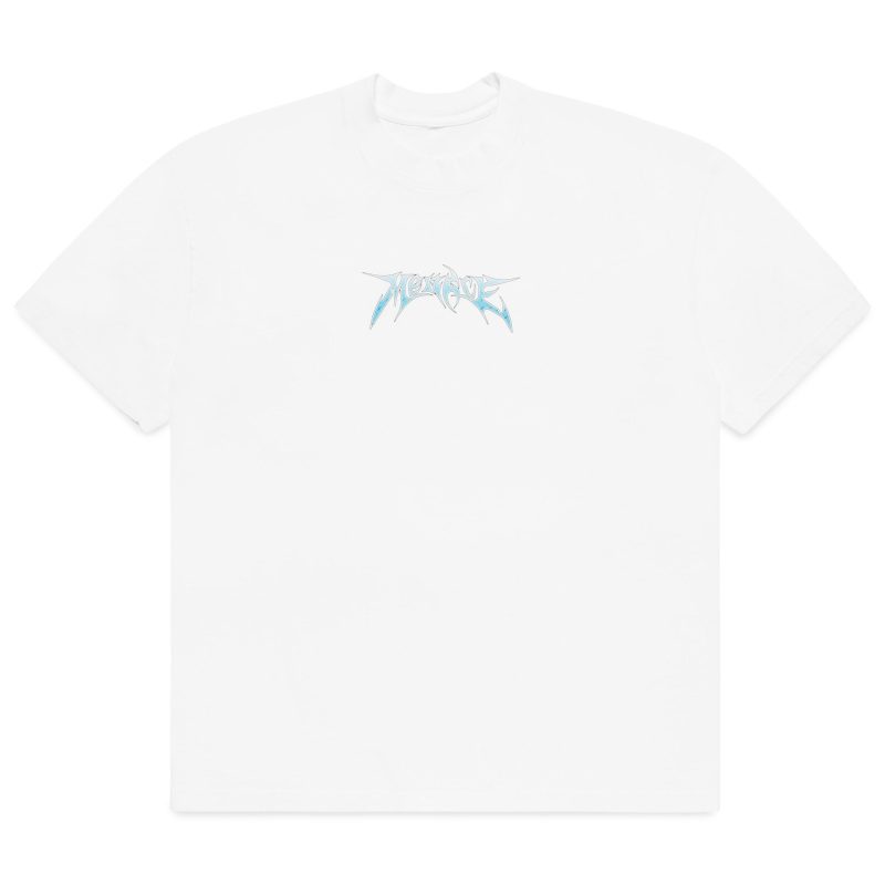 WhiteMetalLogoTee