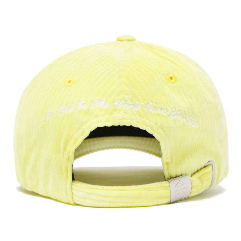 Yellow Corduroy Hat 2