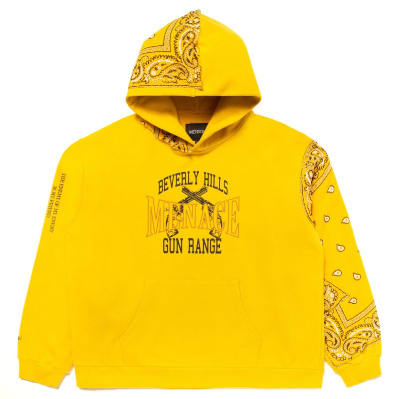 Yellow Menace Grey Gun Club Hoodie 1 1 copy