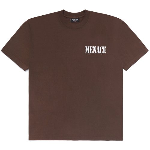 brown Menace Logo Tee 1 front