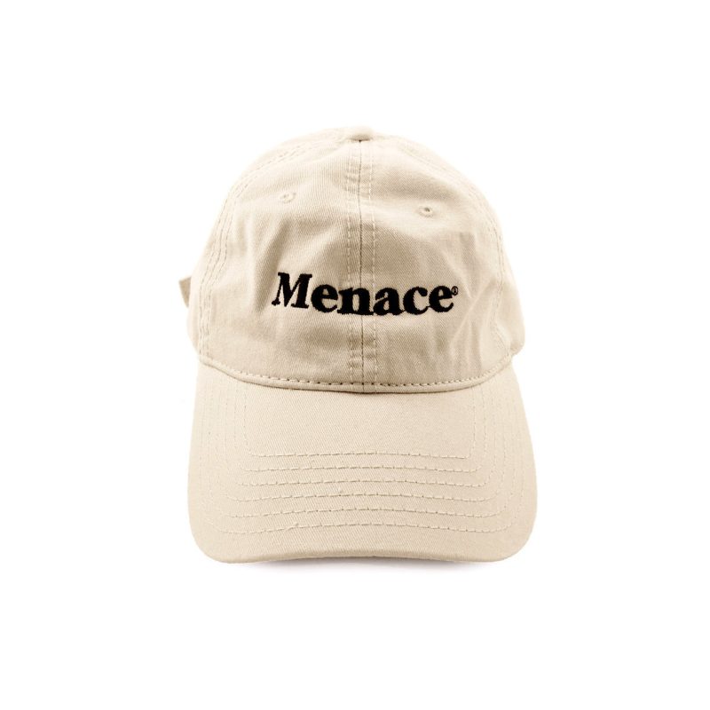 cap logo khaki