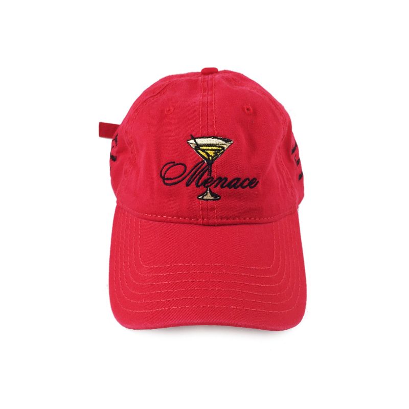 cap martini red