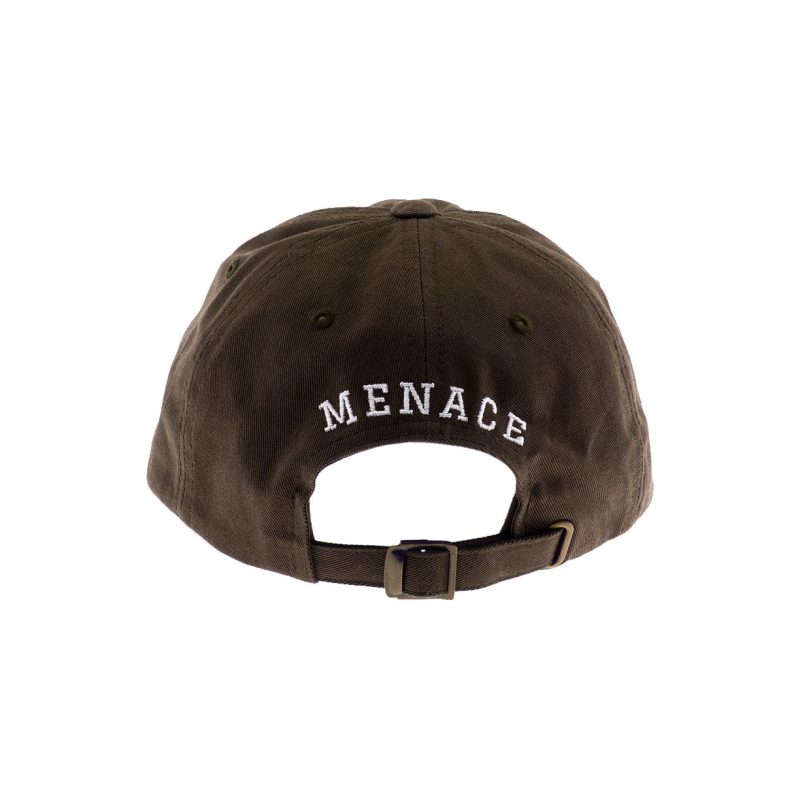 hat m brown back