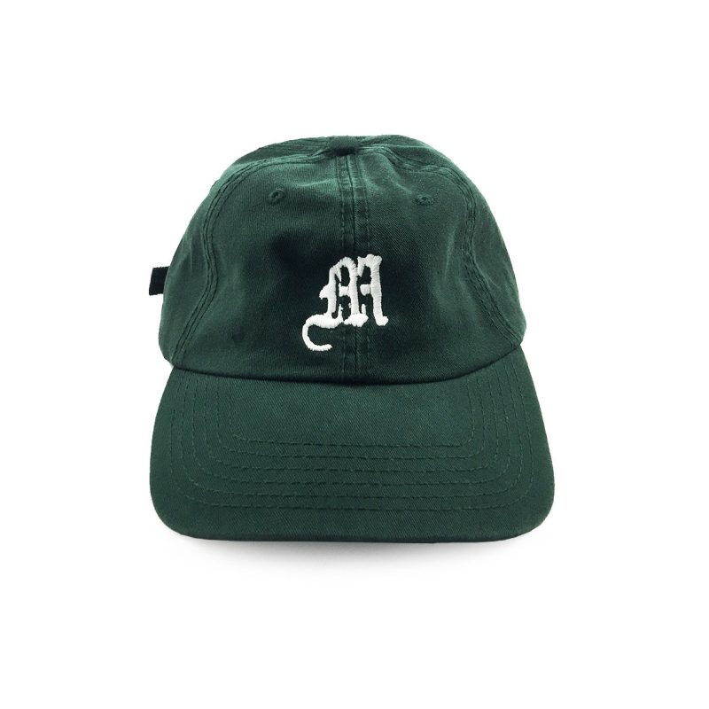 hat m green front