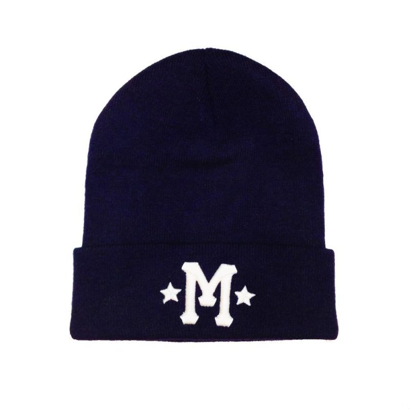 m navy beanie