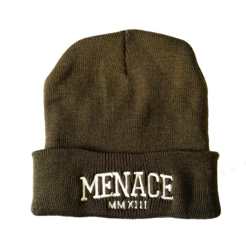 menace beanie olive