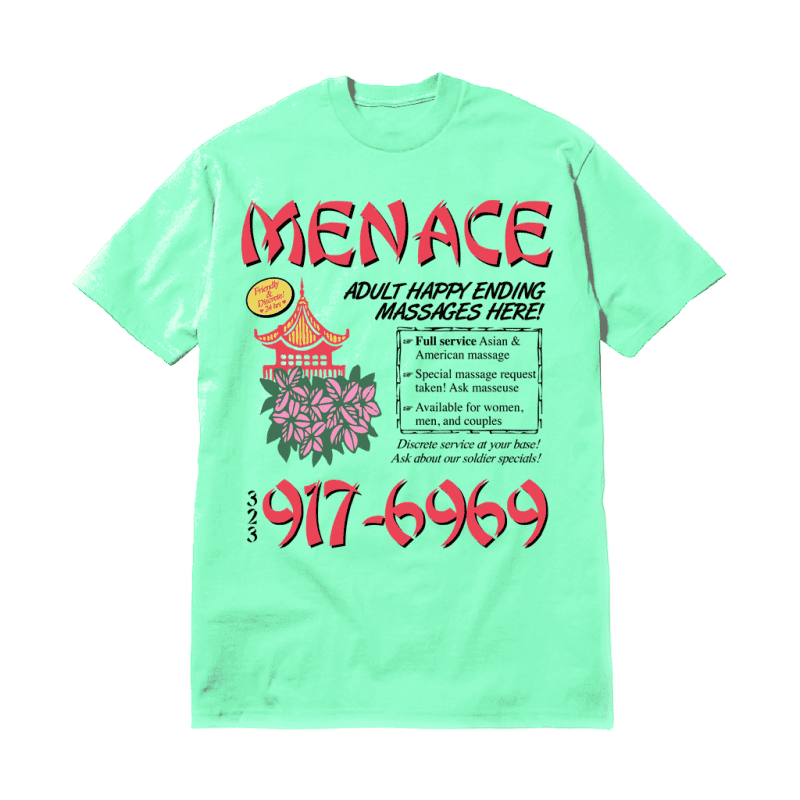 shirt massage mint