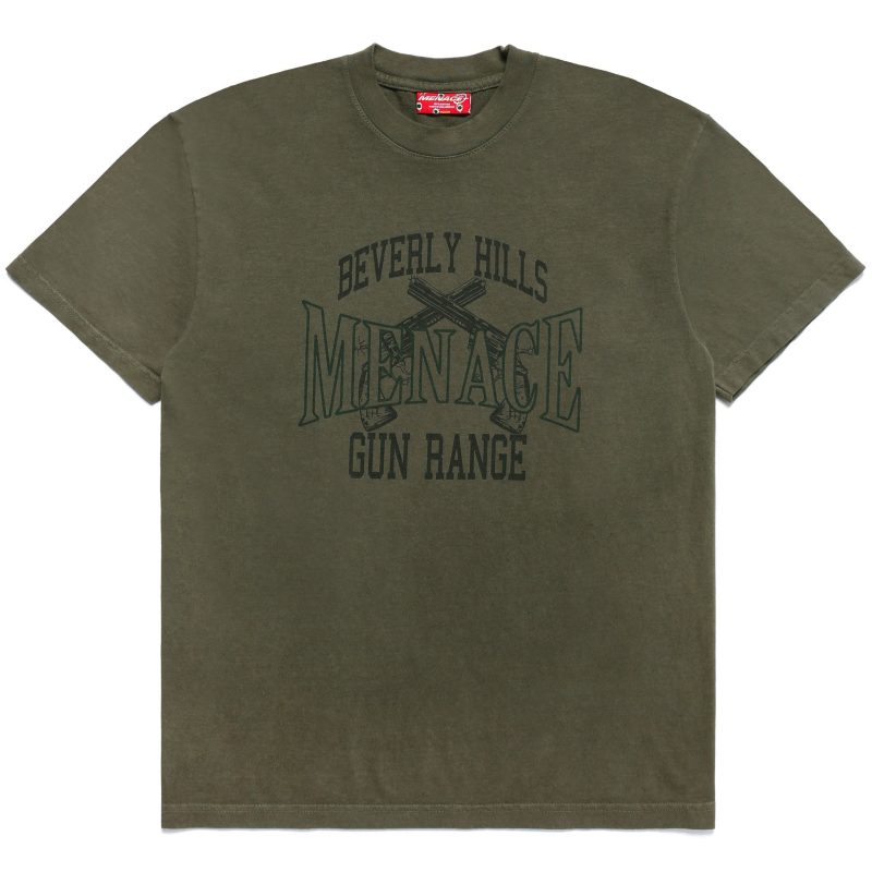 swOlive Drab Beverly Hills Gun Range Tee 1